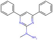 2-(1-Methylhydrazinyl)-4,6-diphenylpyrimidine