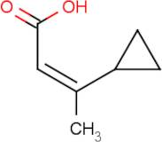 (Z)-3-Cyclopropylbut-2-enoic acid