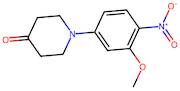 1-(3-methoxy-4-nitrophenyl)piperidin-4-one