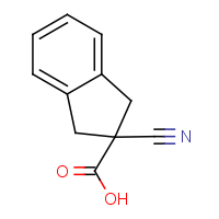 2-Cyano-1,3-dihydroindene-2-carboxylic acid