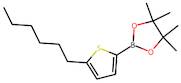 2-(5-Hexylthiophen-2-yl)-4,4,5,5-tetramethyl-1,3,2-dioxaborolane