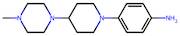 4-[4-(4-Methyl-1-piperazinyl)-1-piperidinyl]benzenamine