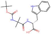 (R)-2-(2-((tert-Butoxycarbonyl)amino)-2-methylpropanamido)-3-(1H-indol-3-yl)propanoic acid