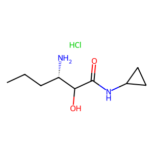 (3S)-3-Amino-N-cyclopropyl-2-hydroxyhexanamide hydrochloride