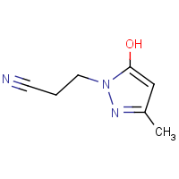 3-(5-Hydroxy-3-methylpyrazol-1-yl)propanenitrile