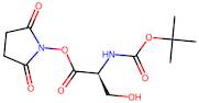 (S)-2,5-Dioxopyrrolidin-1-yl 2-((tert-butoxycarbonyl)amino)-3-hydroxypropanoate