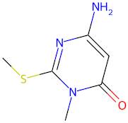 6-Amino-3-methyl-2-(methylthio)pyrimidin-4(3H)-one