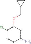 4-Chloro-3-(cyclopropylmethoxy)aniline