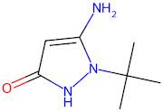 5-Amino-1-(tert-butyl)-1,2-dihydro-3H-pyrazol-3-one