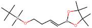 (E)-tert-Butyldimethyl((4-(4,4,5,5-tetramethyl-1,3,2-dioxaborolan-2-yl)but-3-en-1-yl)oxy)silane