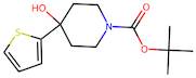 tert-butyl 4-hydroxy-4-(thiophen-2-yl)piperidine-1-carboxylate