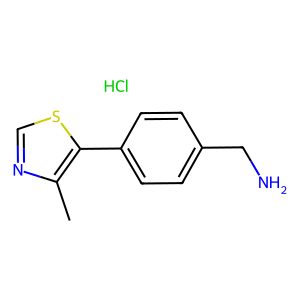 (4-(4-Methylthiazol-5-yl)phenyl)methanamine hydrochloride