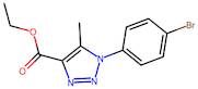 Ethyl 1-(4-bromophenyl)-5-methyl-1H-1,2,3-triazole-4-carboxylate