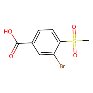 3-Bromo-4-(methylsulfonyl)benzoic acid