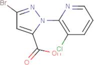 3-Bromo-1-(3-chloropyridin-2-yl)-1H-pyrazole-5-carboxylic acid