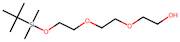 2,2,3,3-Tetramethyl-4,7,10-trioxa-3-siladodecan-12-ol