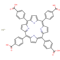 Pd(ii) meso-tetra(4-carboxyphenyl)porphine