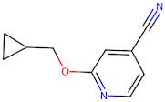 2-(Cyclopropylmethoxy)isonicotinonitrile