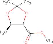 Methyl (4s)-trans-2,2,5-trimethyl-1,3-dioxolane-4-carboxylate