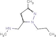 N-Methyl-1-(3-methyl-1-propyl-1H-pyrazol-5-yl)methanamine