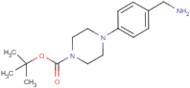 4-[(Aminomethyl)phenyl]piperazine, N1-BOC protected