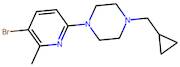 1-(5-Bromo-6-methylpyridin-2-yl)-4-(cyclopropylmethyl)piperazine