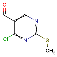 4-Chloro-2-(methylthio)pyrimidine-5-carbaldehyde