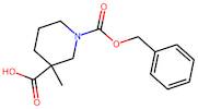 1-[(Benzyloxy)carbonyl]-3-methylpiperidine-3-carboxylic acid