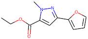 Ethyl 3-(2-furyl)-1-methyl-1H-pyrazole-5-carboxylate