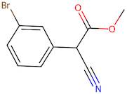 Methyl 2-(3-bromophenyl)-2-cyanoacetate