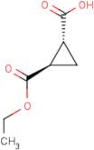 Trans-1,2-cyclopropane-dicarboxylic acid mono ethyl ester