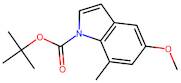 tert-Butyl 5-methoxy-7-methyl-1H-indole-1-carboxylate