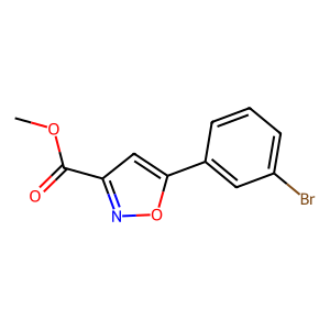 Methyl 5-(3-bromophenyl)isoxazole-3-carboxylate