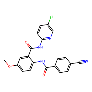 N-(5-chloropyridin-2-yl)-2-(4-cyanobenzamido)-5-methoxybenzamide