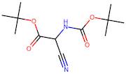 tert-Butyl 2-((tert-butoxycarbonyl)amino)-2-cyanoacetate