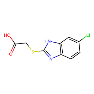 2-((6-Chloro-1H-benzo[d]imidazol-2-yl)thio)acetic acid