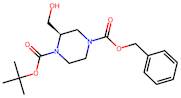 4-Benzyl 1-(tert-butyl) (R)-2-(hydroxymethyl)piperazine-1,4-dicarboxylate