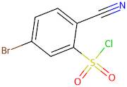 5-Bromo-2-cyanobenzenesulfonyl chloride