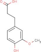 4-Hydroxy-3-methoxy-benzenepropanoic acid