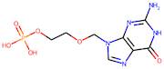 2-[(2-Amino-1,6-dihydro-6-oxo-9H-purin-9-yl)methoxy]ethyl dihydrogen phosphate