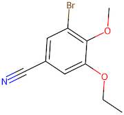 3-Bromo-5-ethoxy-4-methoxybenzonitrile