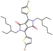 3,6-Bis(5-bromothiophen-2-yl)-2,5-bis(2-ethylhexyl)-2,5-dihydropyrrolo[3,4-c]pyrrole-1,4-dione