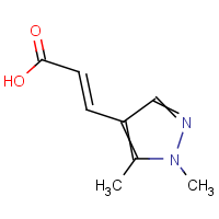 (2E)-3-(1,5-Dimethyl-1H-pyrazol-4-yl)acrylic acid