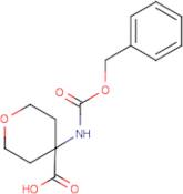 4-Cbz-amino-4-tetrahydropyrancarboxylic acid