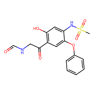 N-(2-(2-Hydroxy-4-(methylsulfonamido)-5-phenoxyphenyl)-2-oxoethyl)formamide