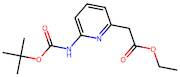 Ethyl 2-(6-((tert-butoxycarbonyl)amino)pyridin-2-yl)acetate