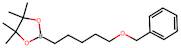 2-[5-(Benzyloxy)pentyl]-4,4,5,5-tetramethyl-1,3,2-dioxaborolane