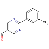 2-(3-Methylphenyl)pyrimidine-5-carbaldehyde