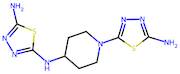 N2-(1-(5-Amino-1,3,4-thiadiazol-2-yl)piperidin-4-yl)-1,3,4-thiadiazole-2,5-diamine