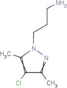 3-(4-Chloro-3,5-dimethyl-1H-pyrazol-1-yl)propan-1-amine